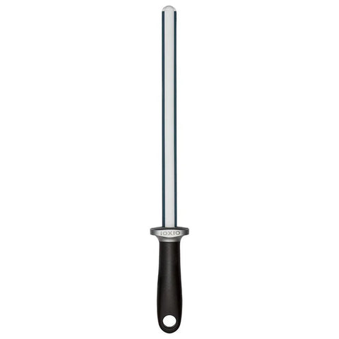 Aanzetstaal ovaal, keramisch met dubbele korrel 360 en 1000, lengte 26cm - IOXIO
