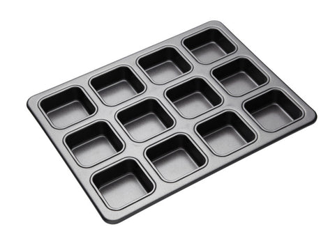 Brownie Bakvorm voor 12 stuks met anti-aanbaklaag - KitchenCraft MasterClass