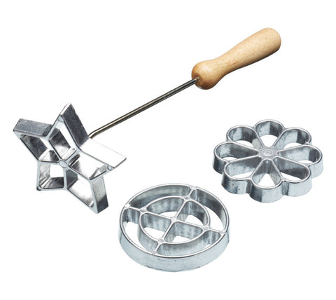 Ijzer voor Zweedse Rozetkoekjes set - KitchenCraft