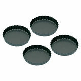 Gebaksvormen Rond Ø10cm set van 4 stuks - KitchenCraft