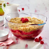 Beslagkom Glas Vintage 2,8L (28x23x11cm) - Pyrex