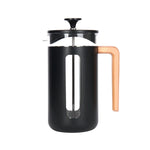 Cafetière 8 kopjes, zwart, RVS - La Cafetière Pisa